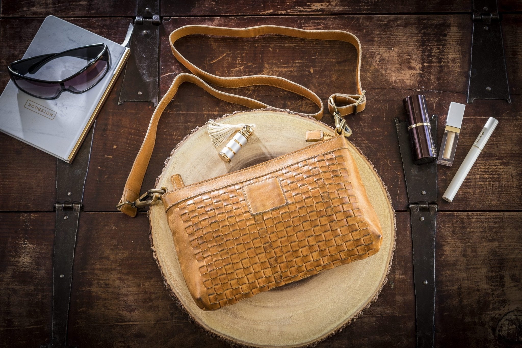 Weaved Crossbody - AroundTheWineCooler