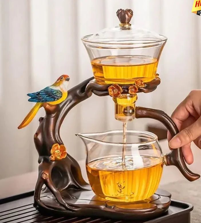 Glass Automatic Tea Maker Set - AroundTheWineCooler