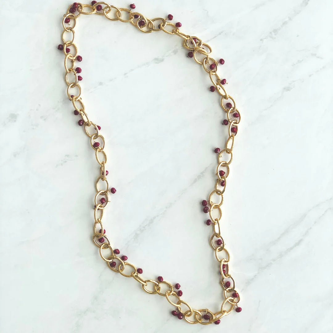 Chain Droplets Necklace - AroundTheWineCooler