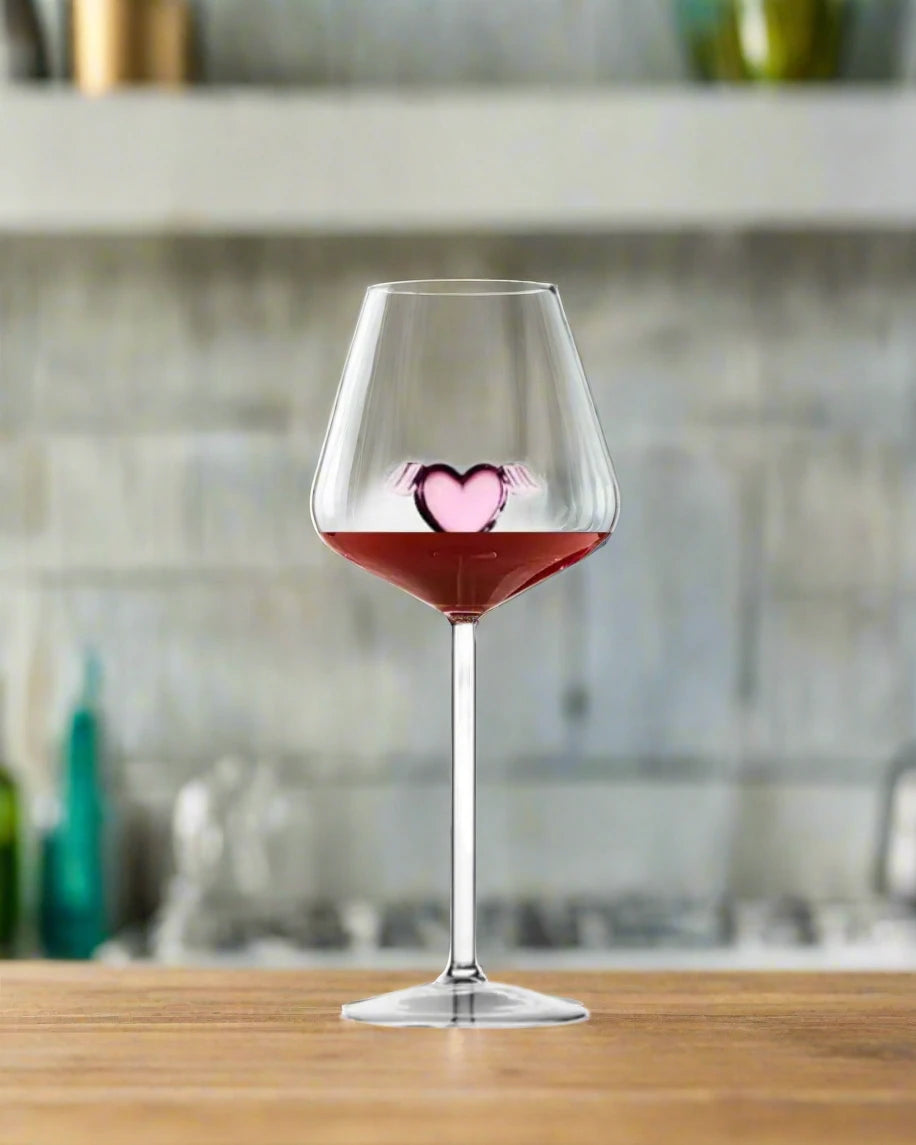Heart Wine Glass - AroundTheWineCooler