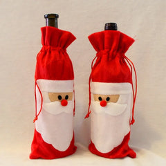 Elegant Red Wine Bottle Bags