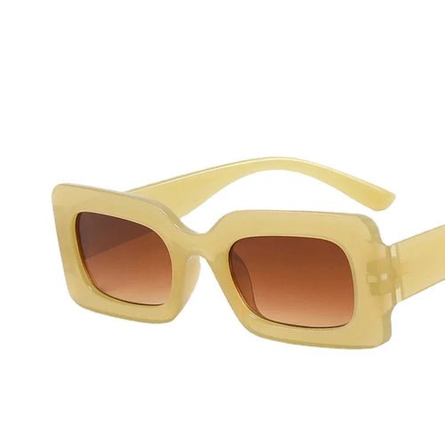 New Vintage Rectangle Sunglasses - AroundTheWineCooler