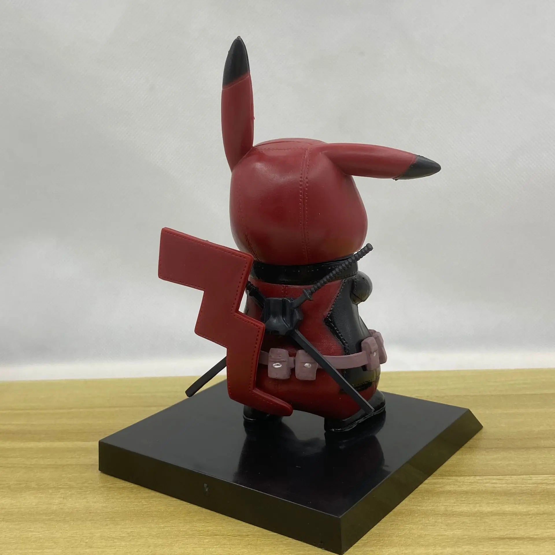 Pikachu Cos Deadpool Figure Q-Version Pikachu Action Figures Statue Model Desk Decoration Collection Dolls Toys Chrismas Gift