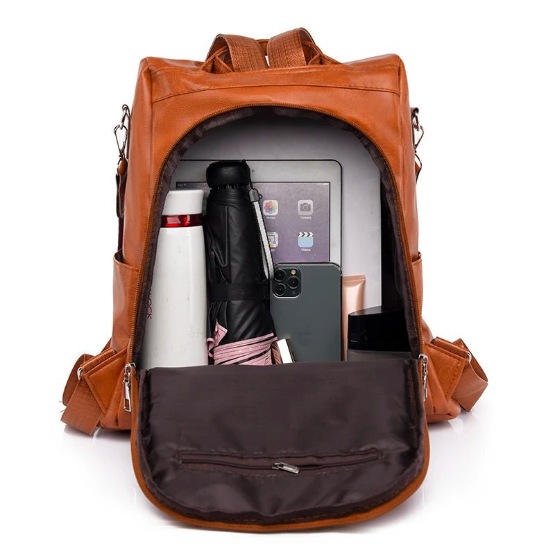Ari Leather Handbag - AroundTheWineCooler