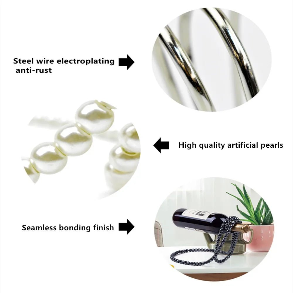 Creative Pearl Necklace Wine - AroundTheWineCooler