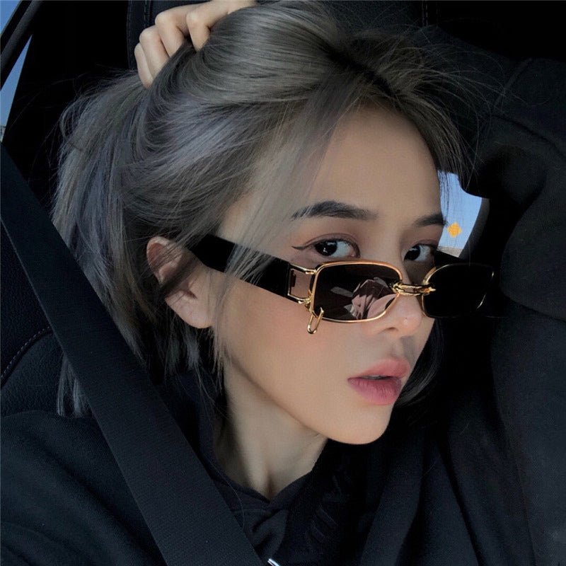 Female Sunglasses Korean Style Trendy Square Glasses - AroundTheWineCooler