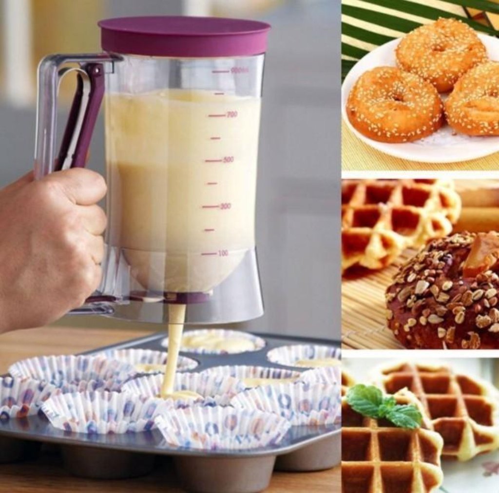 Batter Dispenser Pancake, Cupcake, Muffin Measuring Tool - AroundTheWineCooler