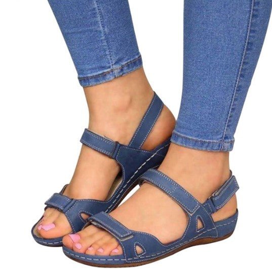 Summer Women Sandals Soft Comfortable Flat Sandals - AroundTheWineCooler