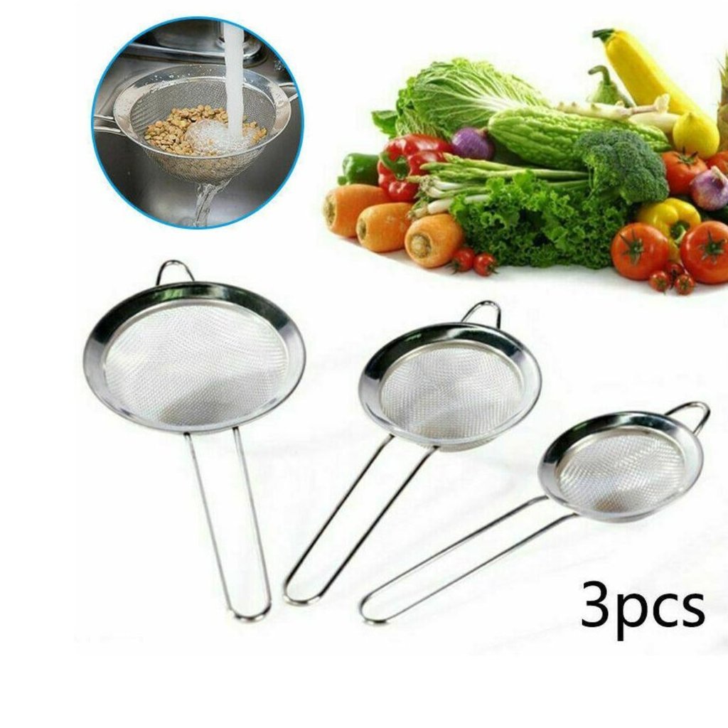 Stainless Steel 3 in 1 Liquid Colanders Set - AroundTheWineCooler