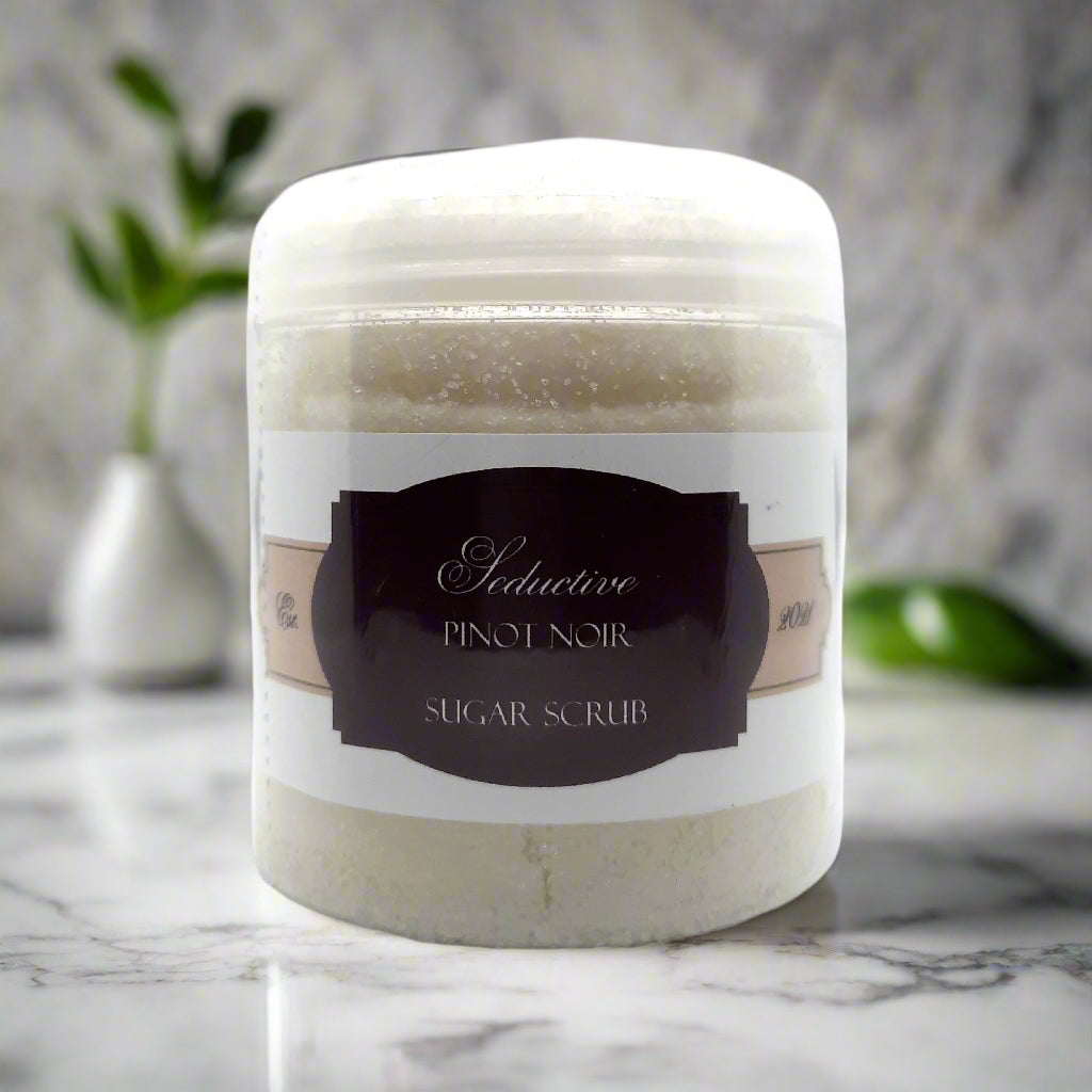Seductive Pinot Noir Sugar Scrub - AroundTheWineCooler