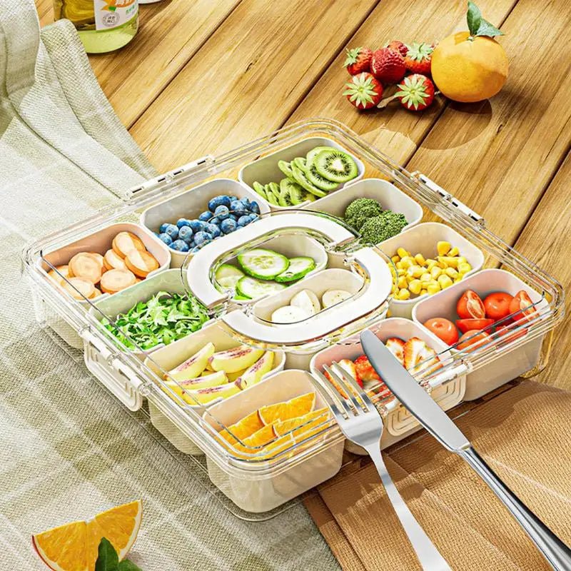 Food and sewing Storage Divided Tray - AroundTheWineCooler