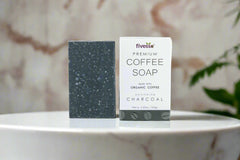 Activated Charcoal - Premium Coffee Soap Bar - AroundTheWineCooler
