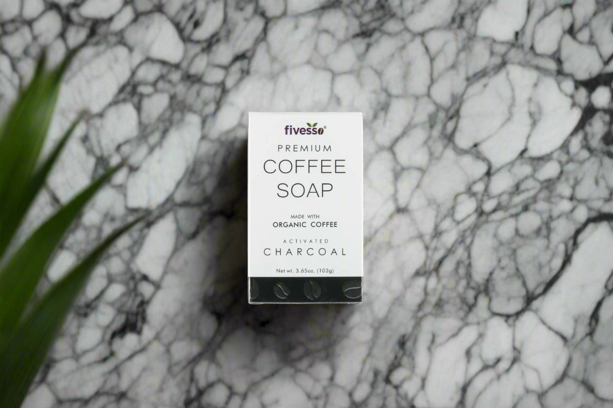 Activated Charcoal - Premium Coffee Soap Bar - AroundTheWineCooler