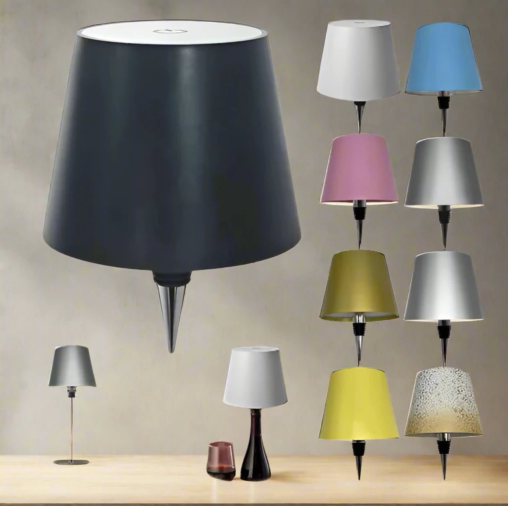 LED Wine Bottle Lamp - AroundTheWineCooler