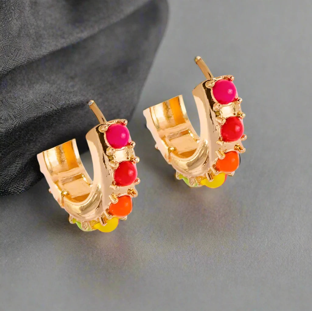 Ally Colors Earrings - AroundTheWineCooler