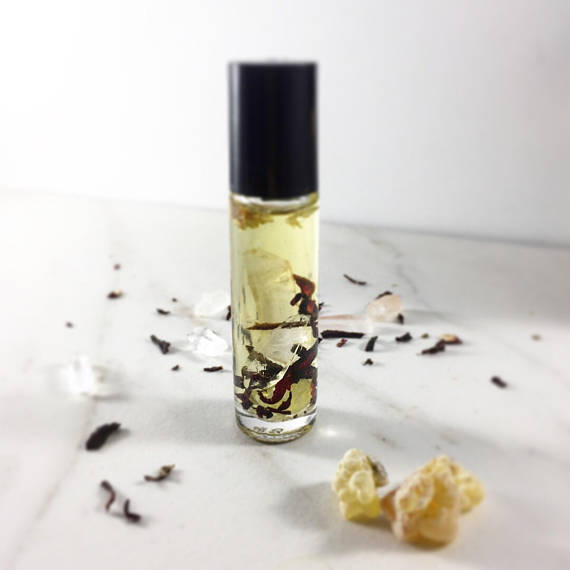 Essential Oil Blend with Crystals Frankincense - AroundTheWineCooler