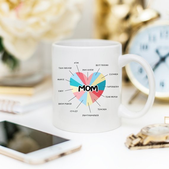 Mother's Day Gift - Mom Coffee Mug, Funny Mom Gift - AroundTheWineCooler