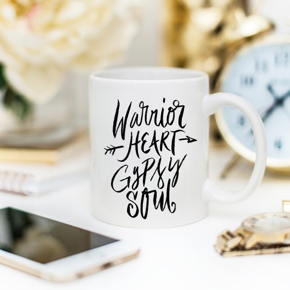 Gypsy Soul Coffee Mug, Travel Gifts, Wanderlust - AroundTheWineCooler