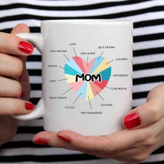 Mother's Day Gift - Mom Coffee Mug, Funny Mom Gift - AroundTheWineCooler