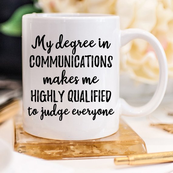 Communications Gift, Communications Mug, - AroundTheWineCooler