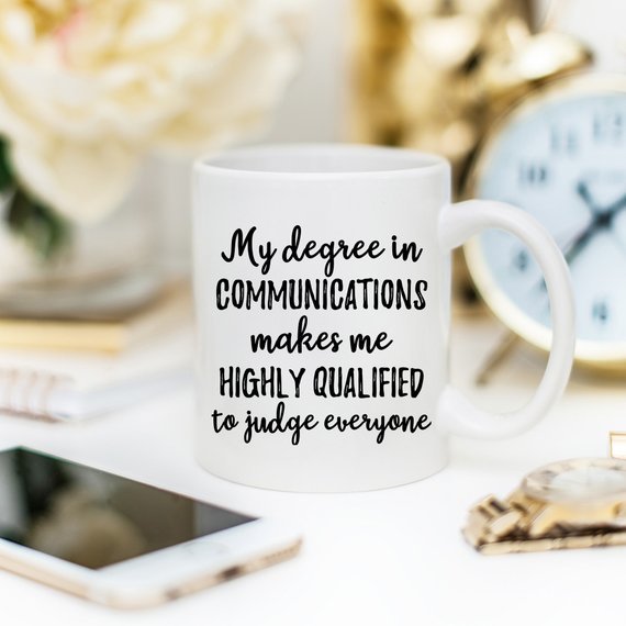 Communications Gift, Communications Mug, - AroundTheWineCooler