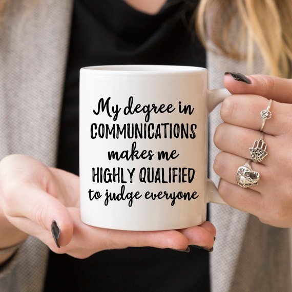 Communications Gift, Communications Mug, - AroundTheWineCooler