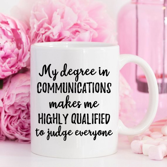 Communications Gift, Communications Mug, - AroundTheWineCooler