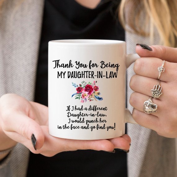 Daughter in Law Gift Daughter in Law Mug Daughter - AroundTheWineCooler