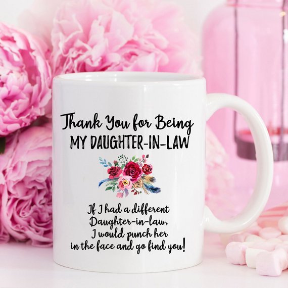 Daughter in Law Gift Daughter in Law Mug Daughter - AroundTheWineCooler