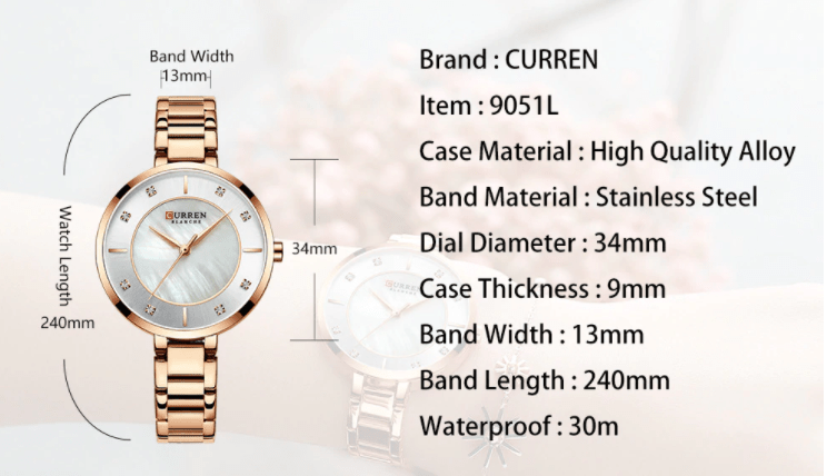 Vestal Curren Women Watch | 5508613 - AroundTheWineCooler