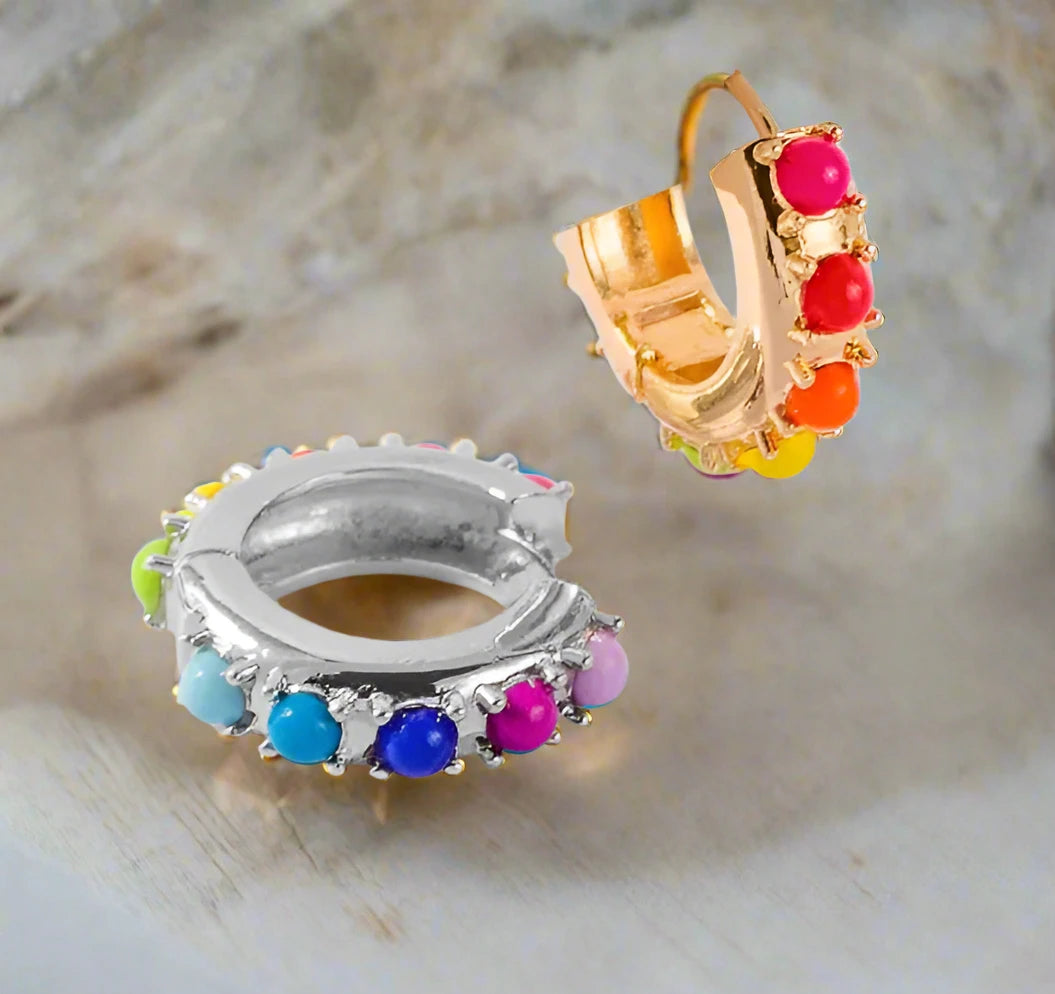 Ally Colors Earrings - AroundTheWineCooler