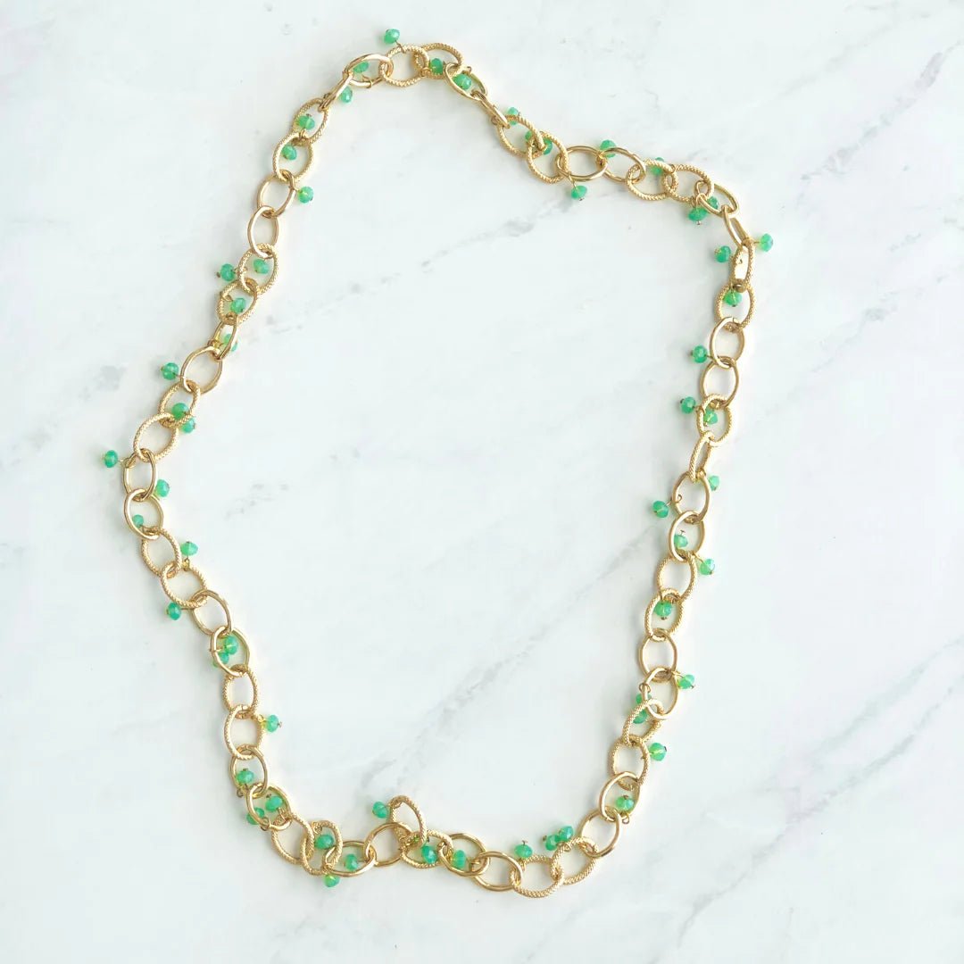 Chain Droplets Necklace - AroundTheWineCooler