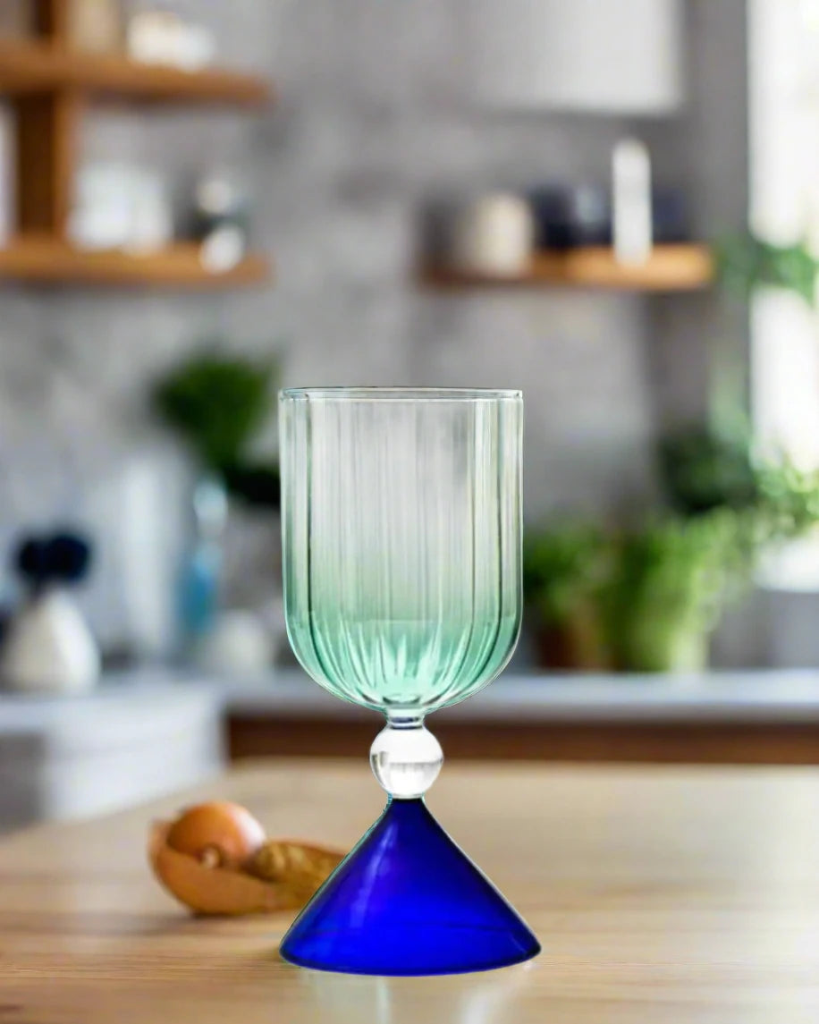 Blue Oasis Wine Glass - AroundTheWineCooler