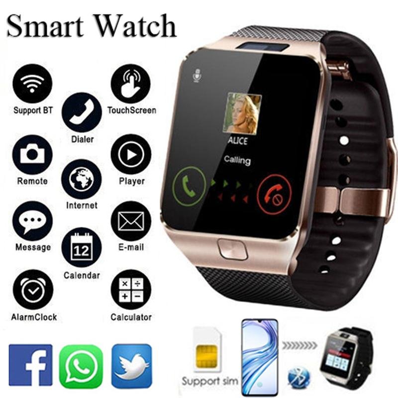 Bluetooth android smart watch with Camera Clock SIM TF Slot smartwatch - AroundTheWineCooler