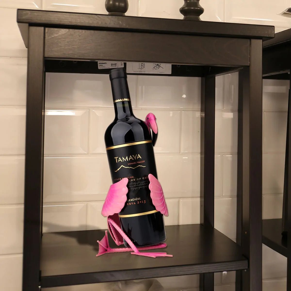 Flamingo Wine Holder - AroundTheWineCooler