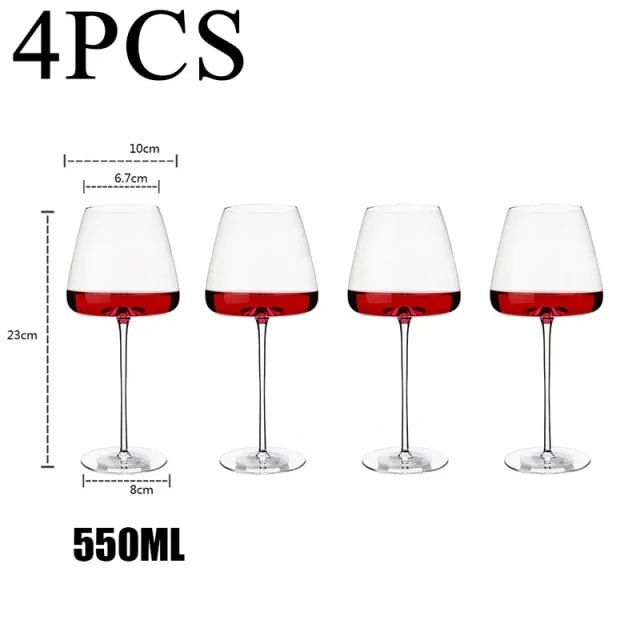 High - End Goblet Red Wine Glasses - AroundTheWineCooler