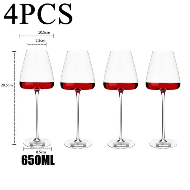 High - End Goblet Red Wine Glasses - AroundTheWineCooler